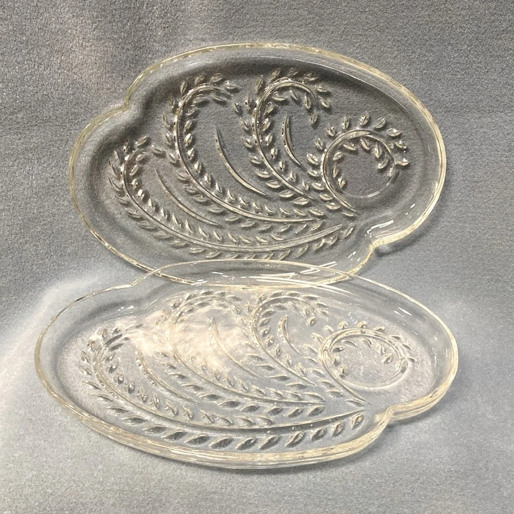 federal glass | Dining | Federal Glass Homestead Inch Snack Plate Set ...